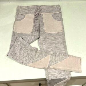 FP Movement Gray and Pale Pink Jogger Pants. Size XS. Worn once